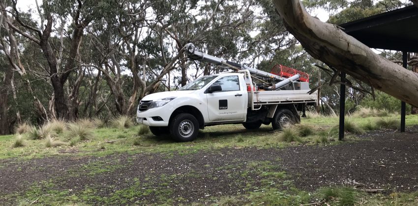 Soil Testing in Geelong and Melbourne, drill rig
